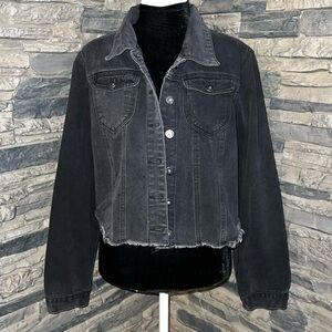 The Style Between Us Cropped Jean Jacket